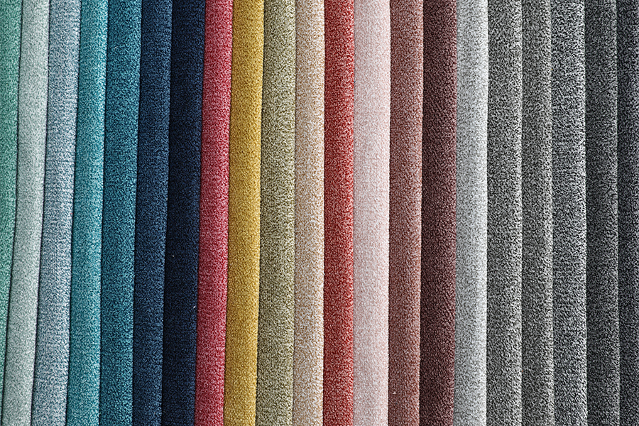 Plain weaved fabric for sofa linen cashmere corduroy melange