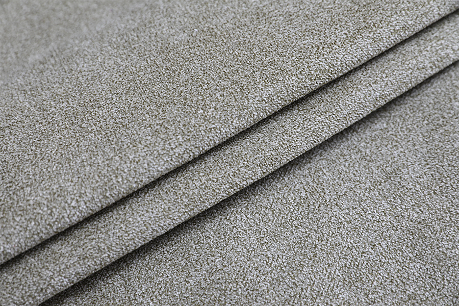 Plain weaved fabric for sofa linen cashmere corduroy melange